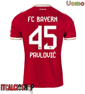 Bayern Munich Aleksandar Pavlovic #45 Prima Maglia 2026-27 Manica Corta